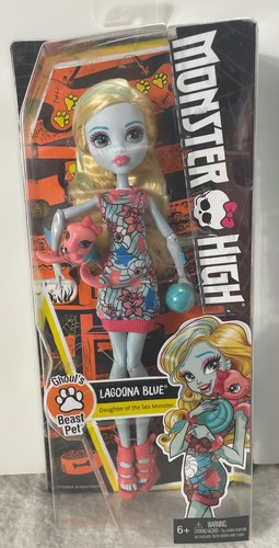 Monster high laguna - monster, blue
