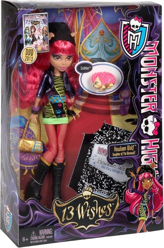 Bambola monster high wishes - high,